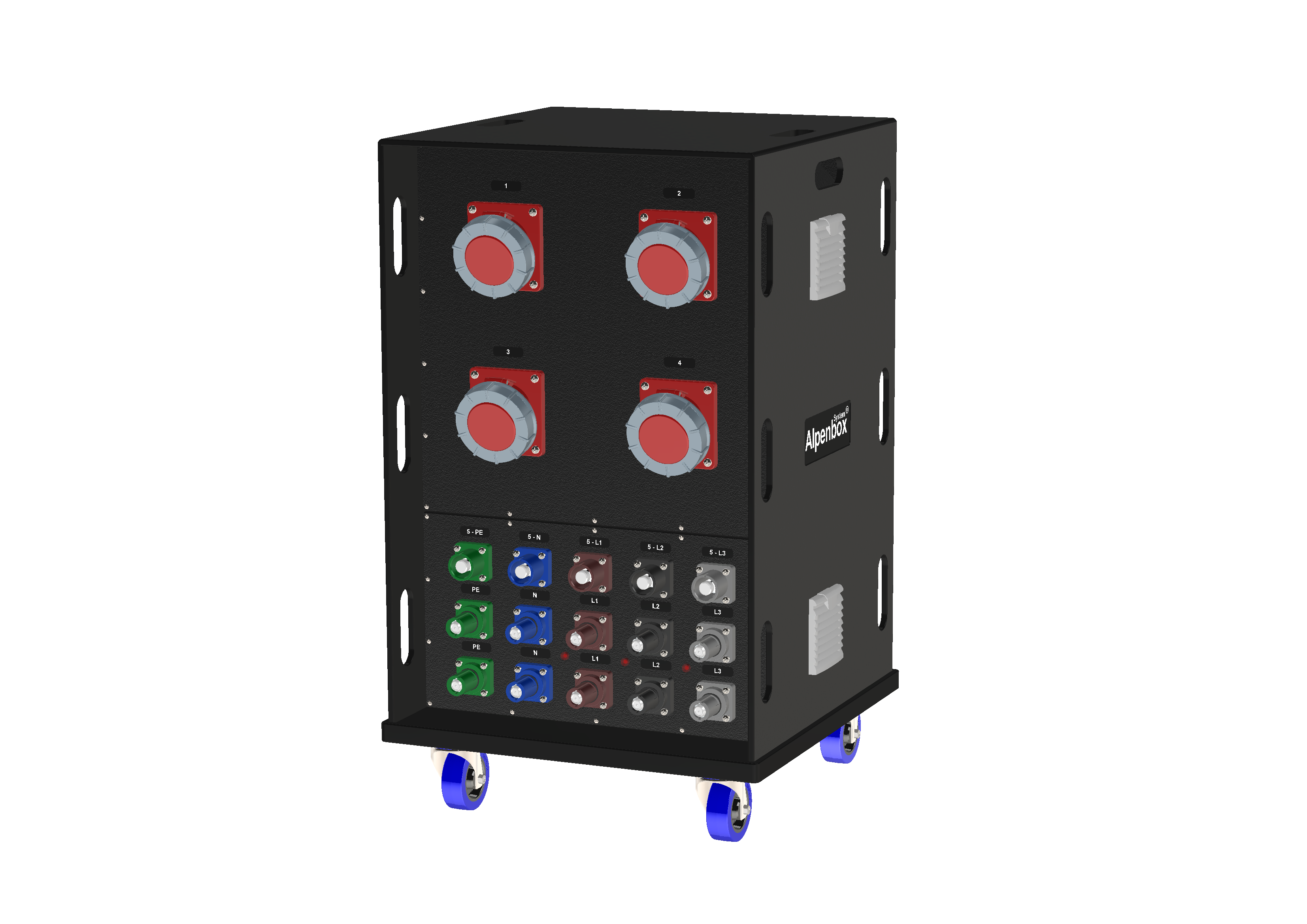 Распределительное устройство AlpenBox 400A/5p: 400A/5p-1, 125A/5p-4