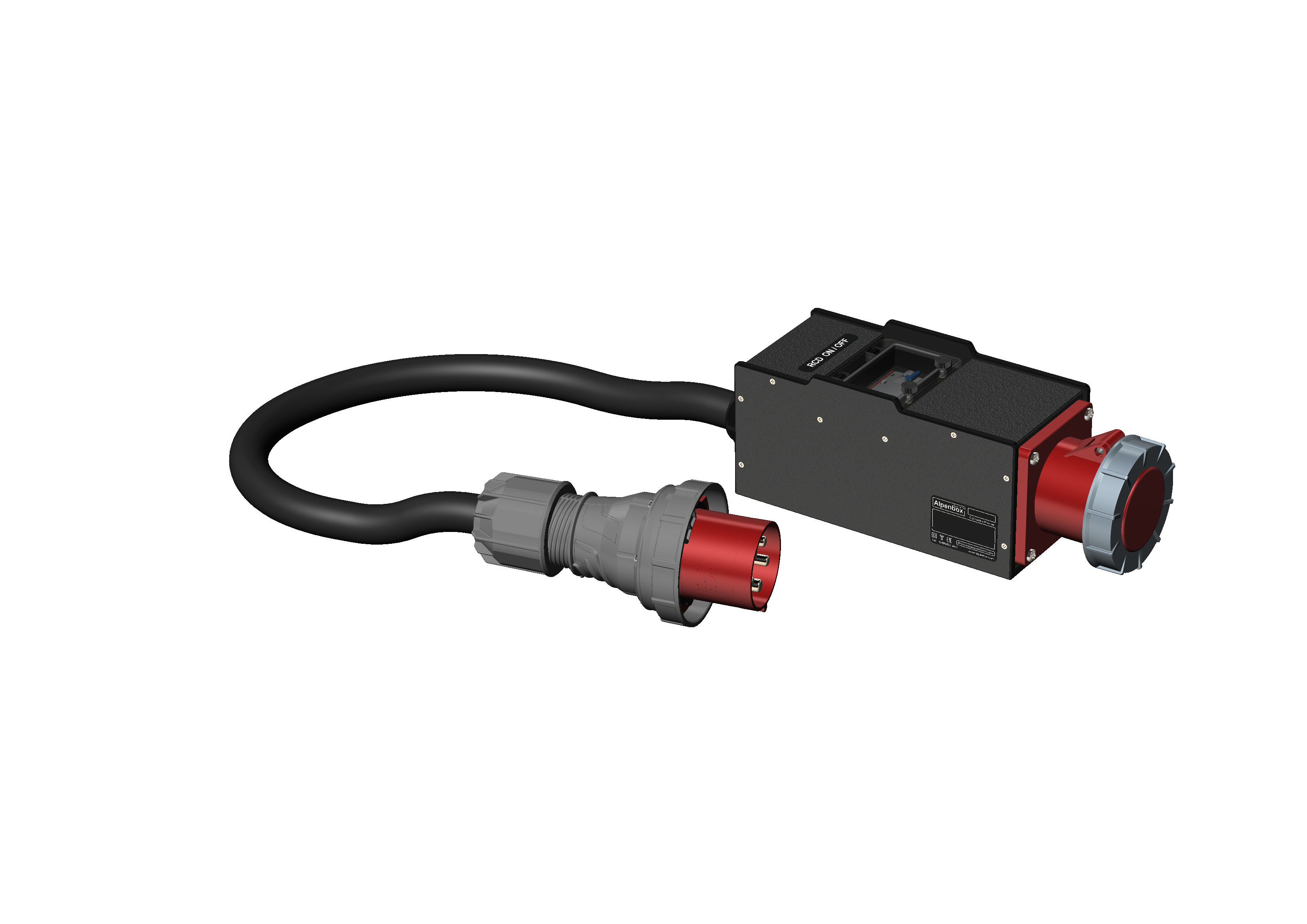 Распределительное устройство AlpenBox 125А/5p: УЗО, 125A/5p-1